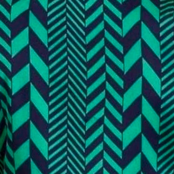 Michael Kors navy/green skirt - Picture 5 of 5